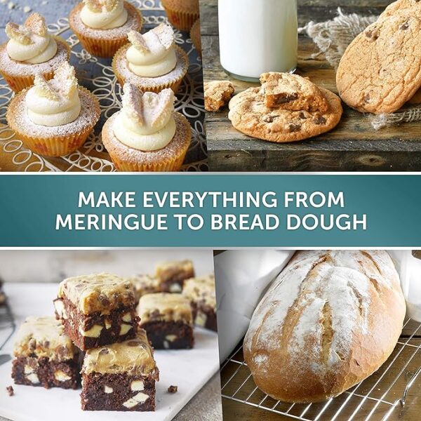 3.7L 2in1 Breville Stainless Steel Hand and Stand Mixer