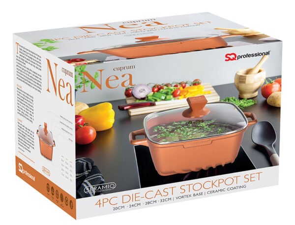 SQ NEA DIE-CAST STOCK POT SET