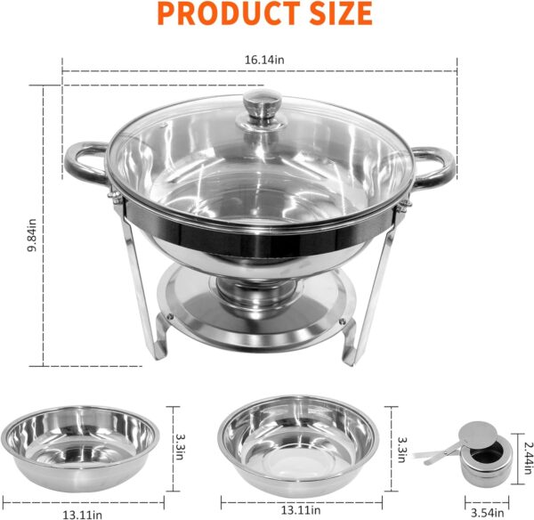 6.0L Stainless steel Chafing DishFood Warmer