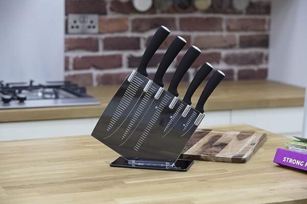 TOWER 5 PIECE GROOVED KNIFE