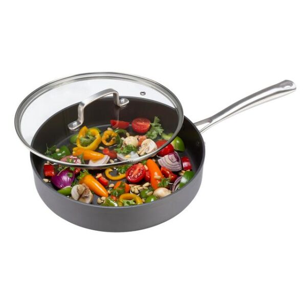 SAINSBURY'S HOME HARD ANODIZED SAUTE PAN  36CM