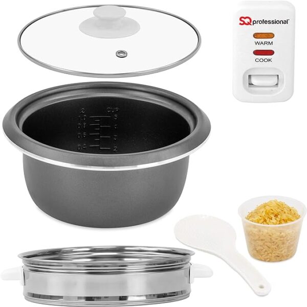SQ 2.8L ELECTRIC RICE COOKER WITH STEAMER