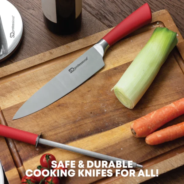 SQ KITCHEN KNIFE SET REVOLVING BLOCK