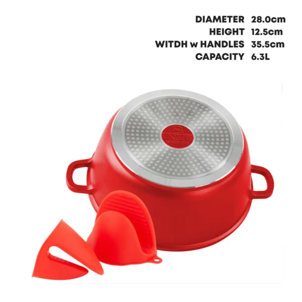 NEA DIE-CAST STOCK POT 6.1L