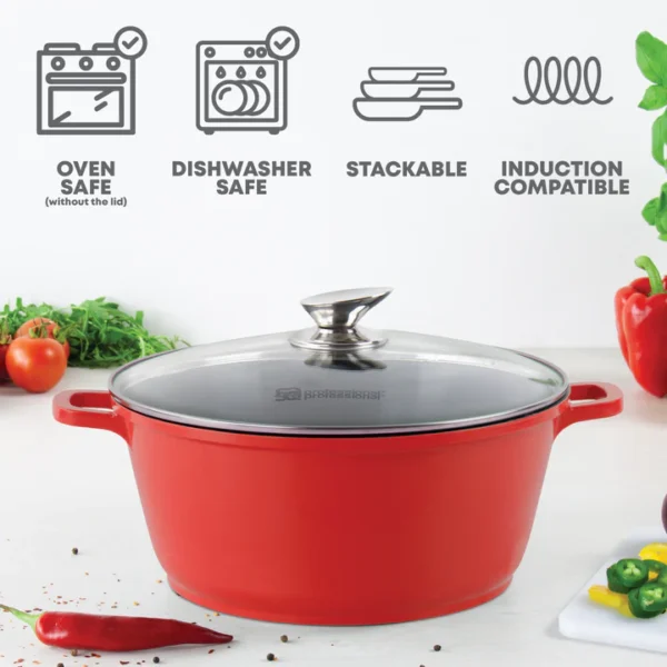 NEA DIE-CAST STOCK POT 6.1L