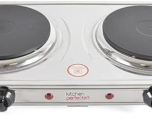 KITCHEN PERFECTED DOUBLE HOT PLATE WITH THERMOSTATIC CONTROL