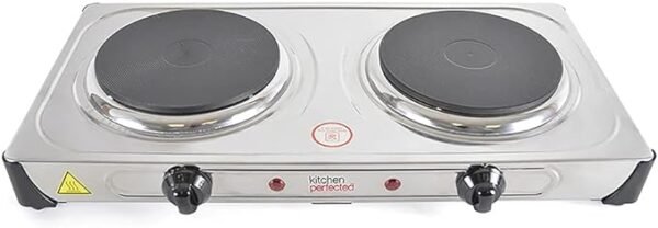 KITCHEN PERFECTED DOUBLE HOT PLATE WITH THERMOSTATIC CONTROL