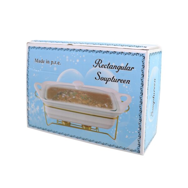 SQ 1.5L Ceramic oval chafing Dish