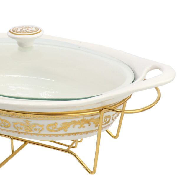 SQ 1.5L Ceramic oval chafing Dish