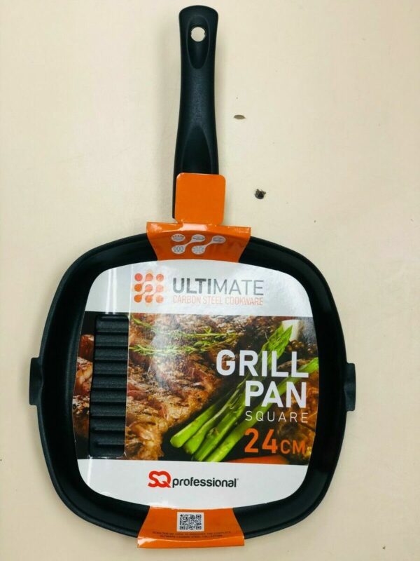 SQ ULTIMATE CARBON STEEL GRILL PAN 24CM