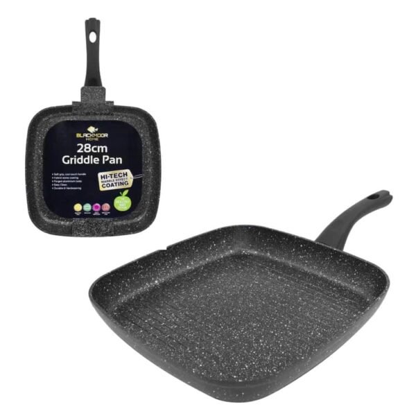 28CM SQ GRIDDLE PAN