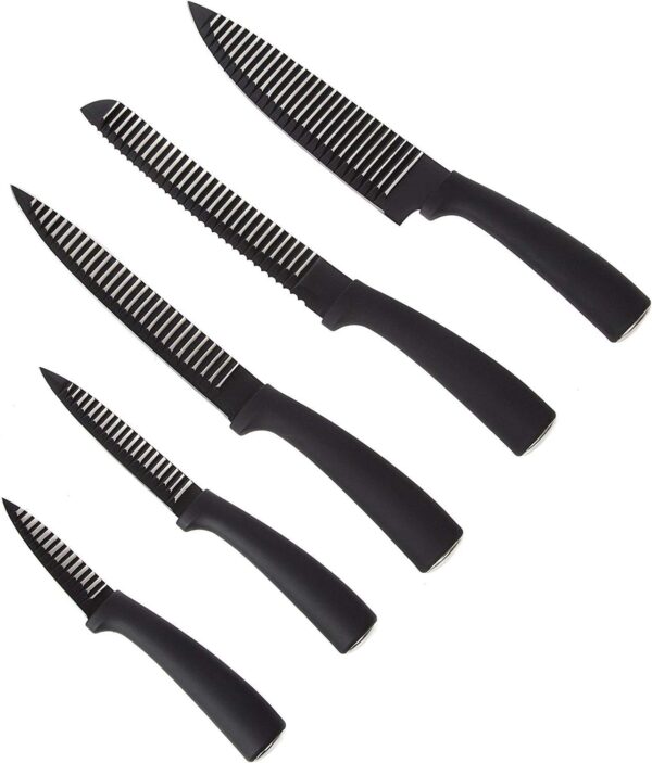 TOWER 5 PIECE GROOVED KNIFE