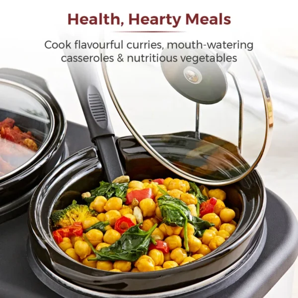 QUEST 3POT SLOW COOKER & BUFFET SERVER