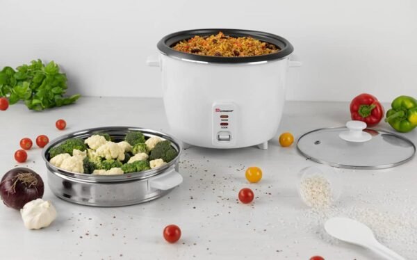 SQ ELECTRIC RICE COOKER WITH STEAMER 1.8L