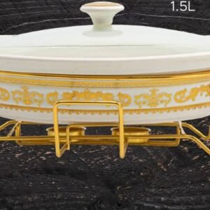SQ 1.5L Ceramic oval chafing Dish