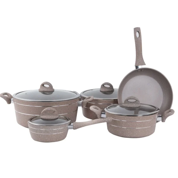 ROYALFORD STOCK POTS WITH TEMPERED GLASS LID 2SET