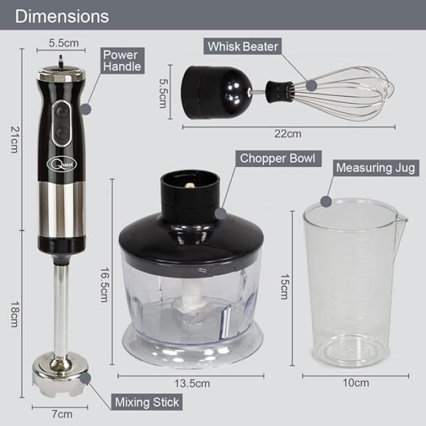 BLEND, WHISK AND CHOP