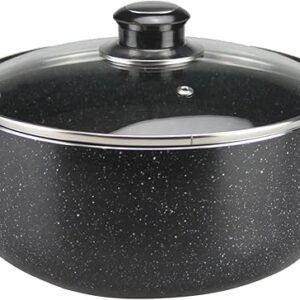 Mastercook Heavy Duty Non Stick Ceramic Coated Casserole with Glass Lid (28cm)34