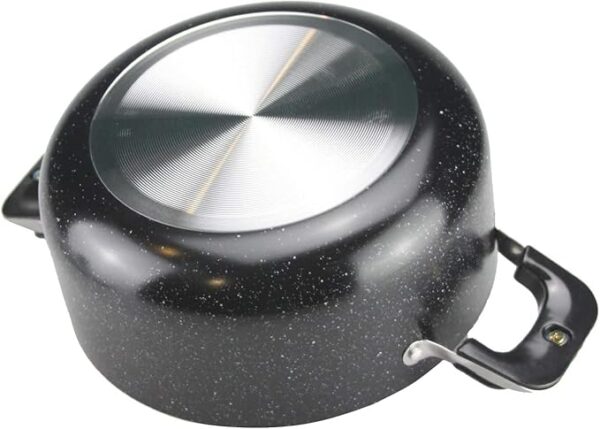 Mastercook Heavy Duty Non Stick Ceramic Coated Casserole with Glass Lid (28cm)34