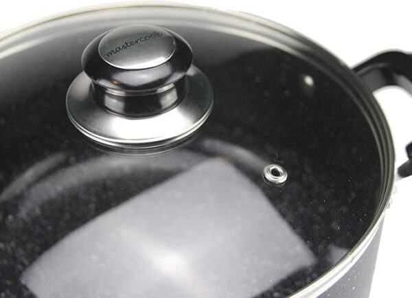 Mastercook Heavy Duty Non Stick Ceramic Coated Casserole with Glass Lid (28cm)34