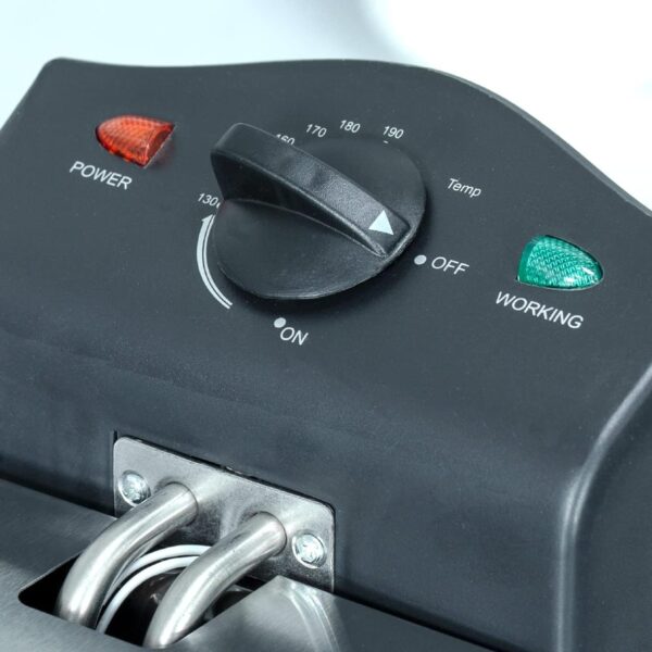 From the brand Explore Quest Appliances We have a huge range of everything you need for your home & kitchen, from kettles & toasters, to air fryers, juicers, blenders & more. Previous page About Quest Quest Appliances is based in Liverpool, UK, and we have a full support and support team based in our Head Office. Customer Support If you have any questions about our products, or if you require instructions for use etc...please don't hesitate to get in touch with our dedicated support team through our Amazon page. Product Safety and Certification. We have a dedicated product testing and quality team who rigorously test all of our products before we sell them. All of our products are certified to British safety and testing standards. Quest Personal Blender & Smoothie Maker | 350 Watt | Includes 2x 600ml Portable Bottles | One Tou... Quest 44909 Cylinder Vacuum Cleaner/Bagless Corded Vacuum / 3-in-1 Attachments / 5 Metre Long Cor... Quest 4 Slice Toaster with Wide Slots / 7 Browning Levels/Reheat & Defrost/Crumb Tray & Cord Stor... Quest 35659 XL Dual Omelette Maker/Two Large Non-Stick Plates/Automatic Temperature Control/Easy ... Shop the Quest range Visit the store Air Fryers Air Fryers are the must have cooking appliance for your kitchen. Quest has a range of styles of Air Fryer to suit every family. Next page Product Description Deep fat fryer, mini deep fat fryer, small deep fat fryer, deep fat fryer 3 litre, deep-fat fryer 3 Litre Capacity Stainless Steel Deep Fat Fryer Enjoy delicious fried chicken, chips, onion rings, and more from the comfort of your home with this Deep Fat Fryer. It features a stainless steel basket and exterior to make cleaning less hassle, with a cover that can be placed during frying to help limit any mess. The fryer's temperature can be adjusted via the dial on top, and also features useful power & ready indicator lights. Deep fat fryer, mini deep fat fryer, small deep fat fryer, deep fat fryer 3 litre, deep-fat fryer Previous page Deep fat fryer, mini deep fat fryer, small deep fat fryer, deep fat fryer 3 litre, deep-fat fryer 3 Litre Oil Capacity The fryer's 3 Litre oil capacity ensures it can safely fry enough food for 2-4 people. Next page 3 Litre Oil Capacity Adjustable Temperature Stainless Steel Basket Removable Basket Carry Handles Product information Technical Details Brand ‎Quest Model Number ‎35140 Colour ‎Silver Product Dimensions ‎46 x 27 x 25 cm; 2.58 kg Capacity ‎3 litres Volume Capacity ‎3 litres Power / Wattage ‎2000 watts Voltage ‎230 Volts Material ‎Stainless Steel Auto Shutoff ‎No Special Features ‎Removable Oil Container Item Weight ‎2.58 kg